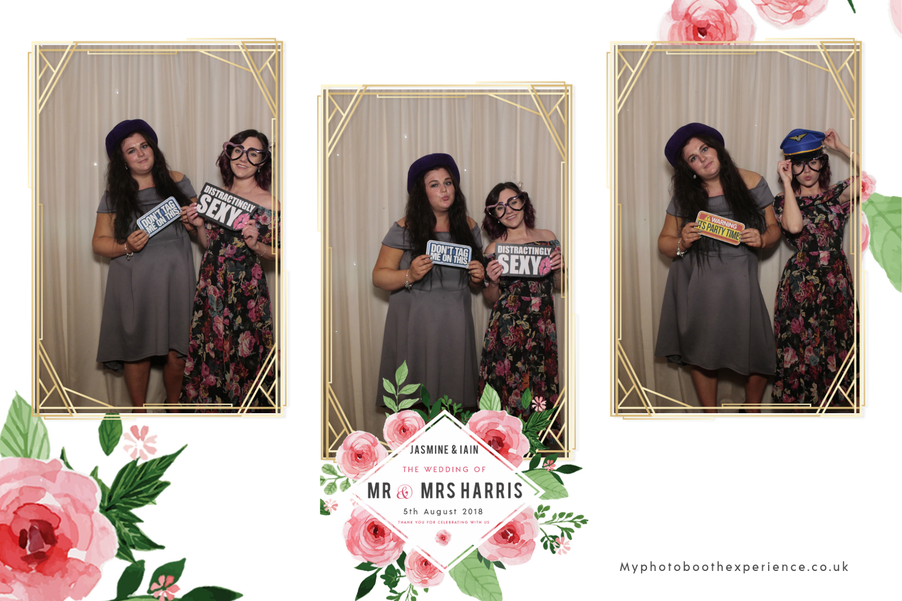 Mr & Mrs Harris  | View more photos from the event at gallery.myphotoboothexperience.co.uk/u/MyPhotoBoothExperienceLtd/Mr-Mrs-Harris